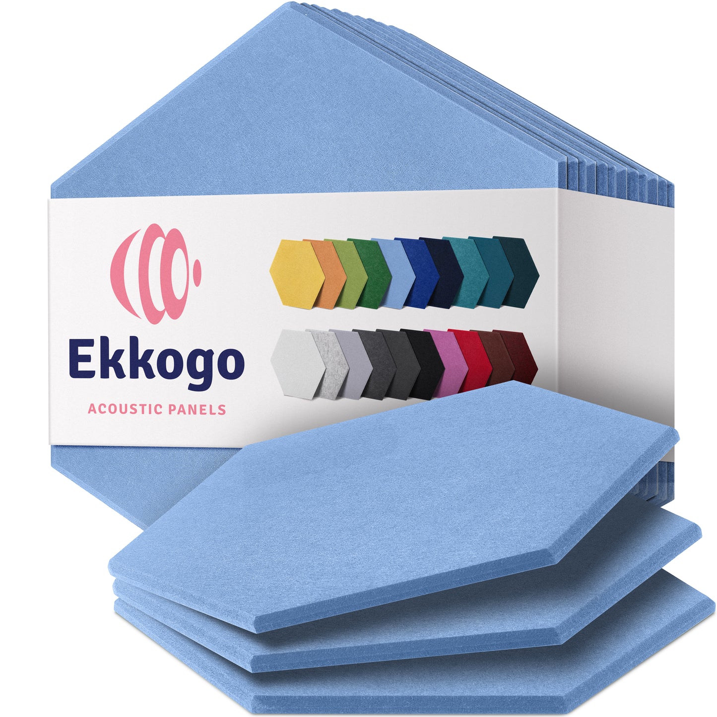 Ekkogo 12-Pack Acoustic Panels