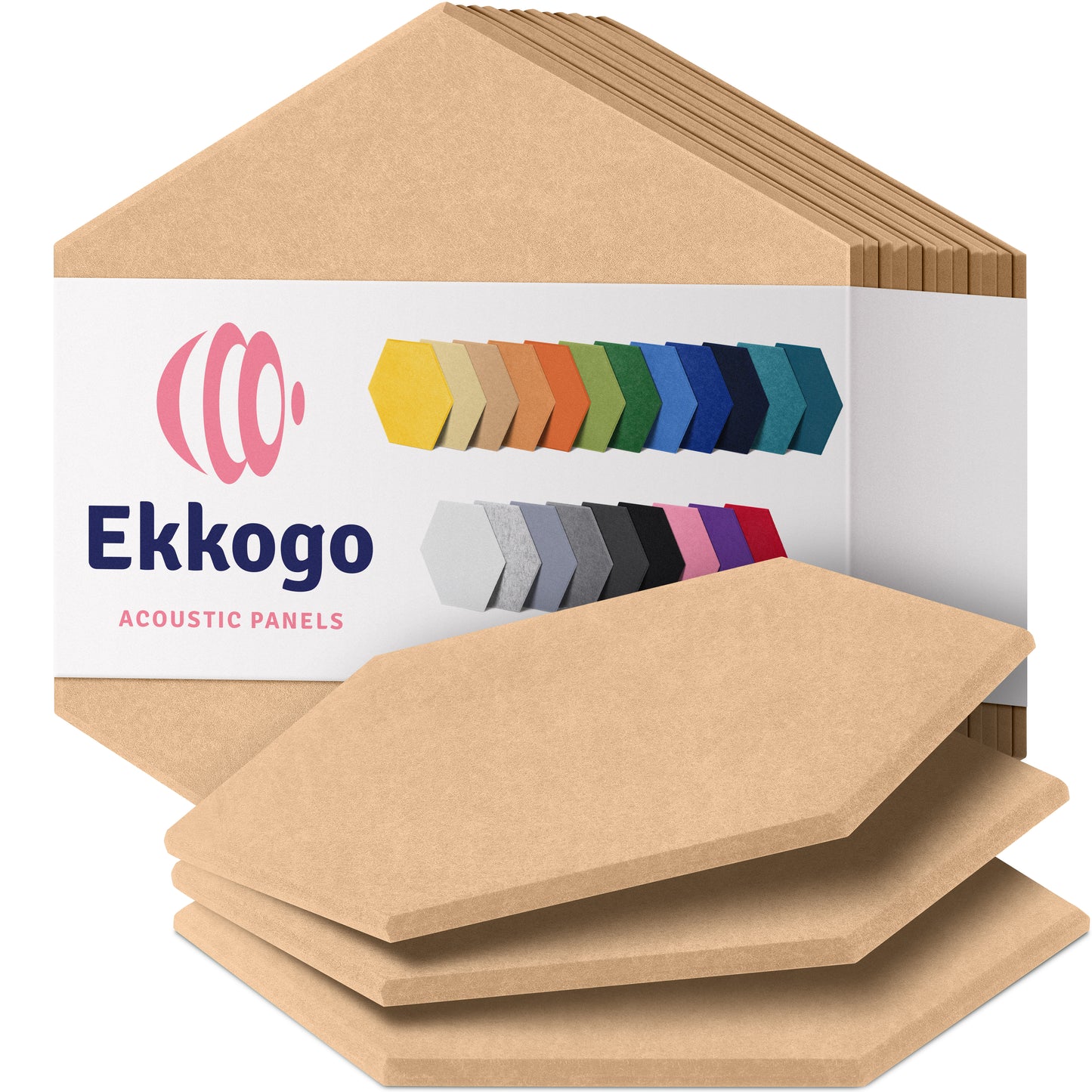 Ekkogo 12-Pack Acoustic Panels