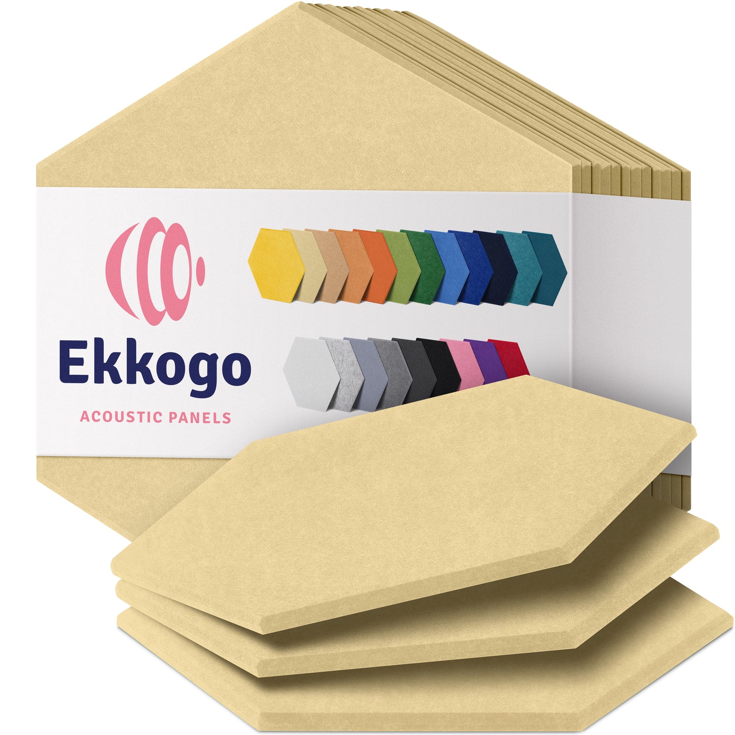 Ekkogo 12-Pack Acoustic Panels