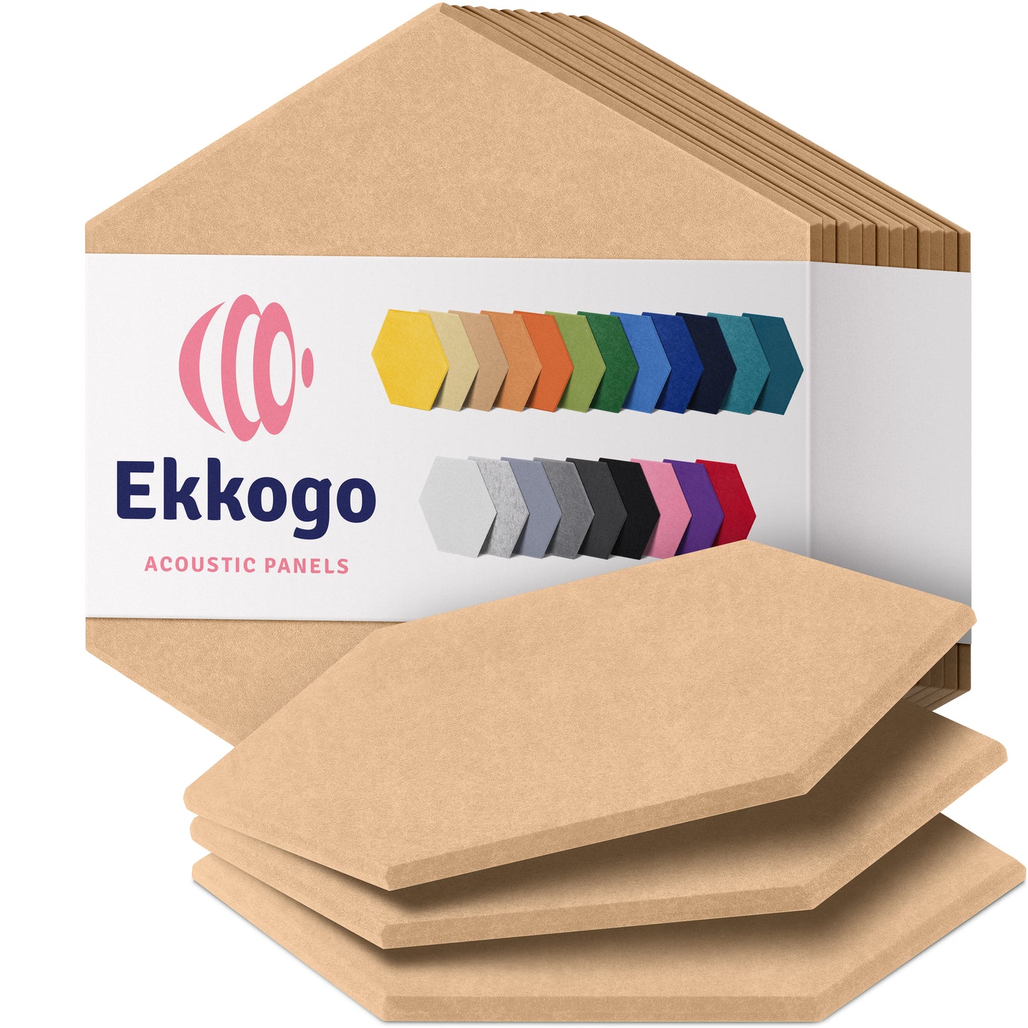 Ekkogo 12-Pack Acoustic Panels