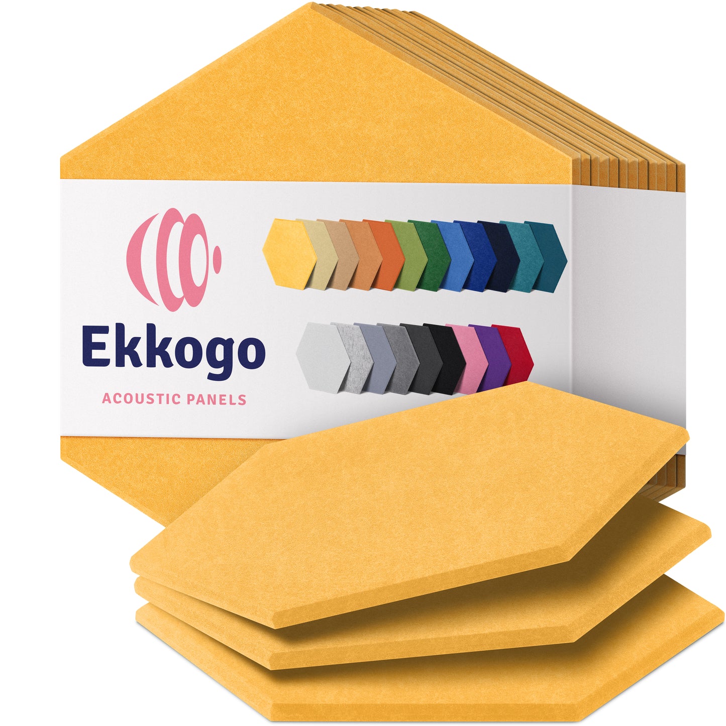 Ekkogo 12-Pack Acoustic Panels