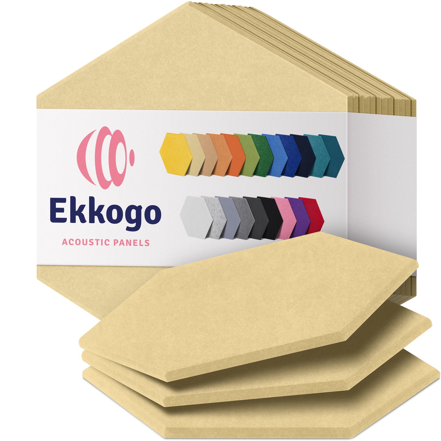 Ekkogo 12-Pack Acoustic Panels